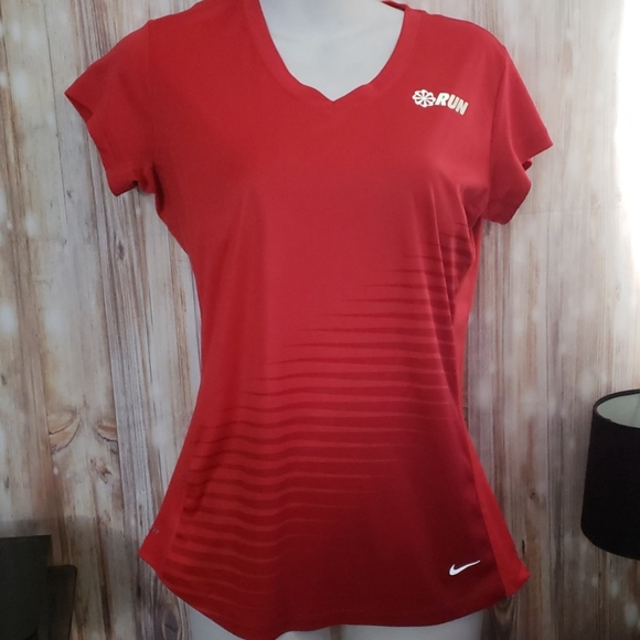 Nike Tops - Nike Dri Fit Running Tee Reflective